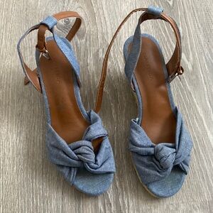 Nautica Wedge Denim Sandlas